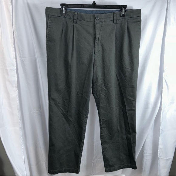 Dockers Pants Trousers Signature Khaki Flex Comfort Full Length Dress Pants - Picture 2 of 10